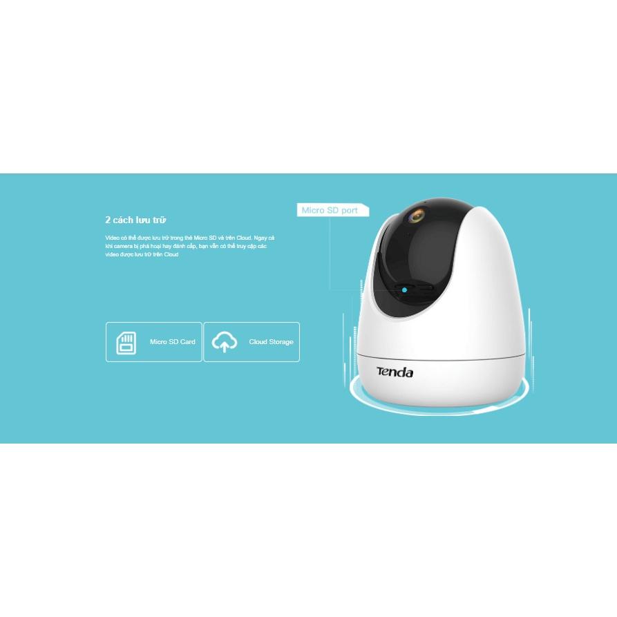 Camera IP Wifi Tenda CP3 Full HD 1080P 360° - Đàm Thoại 2 Chiều - Hỗ Trợ Tiếng Việt - Báo Động - Hàng Chính Hãng