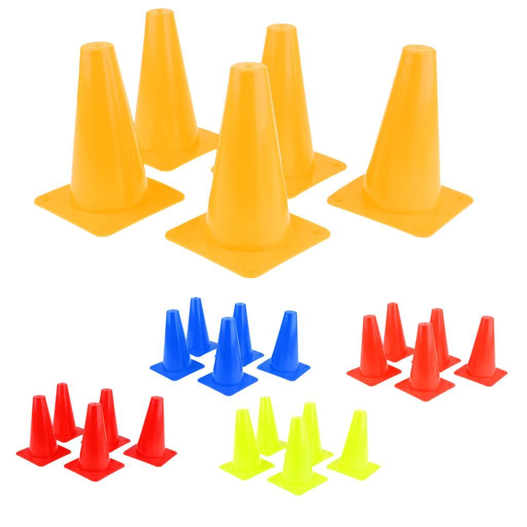 5pcs 15cm Safety Cone for Sports Training Soccer Agility Skateboard Skating