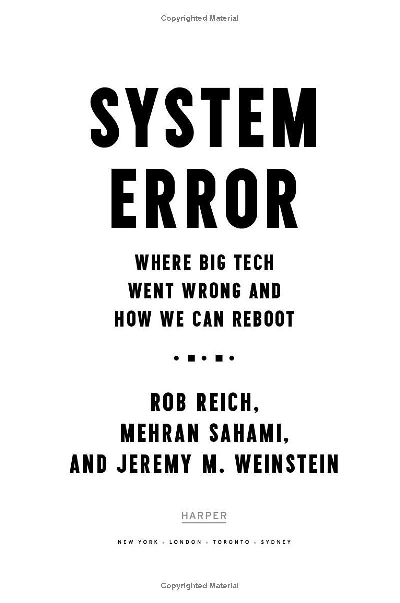 Sách ngoại văn: System Error