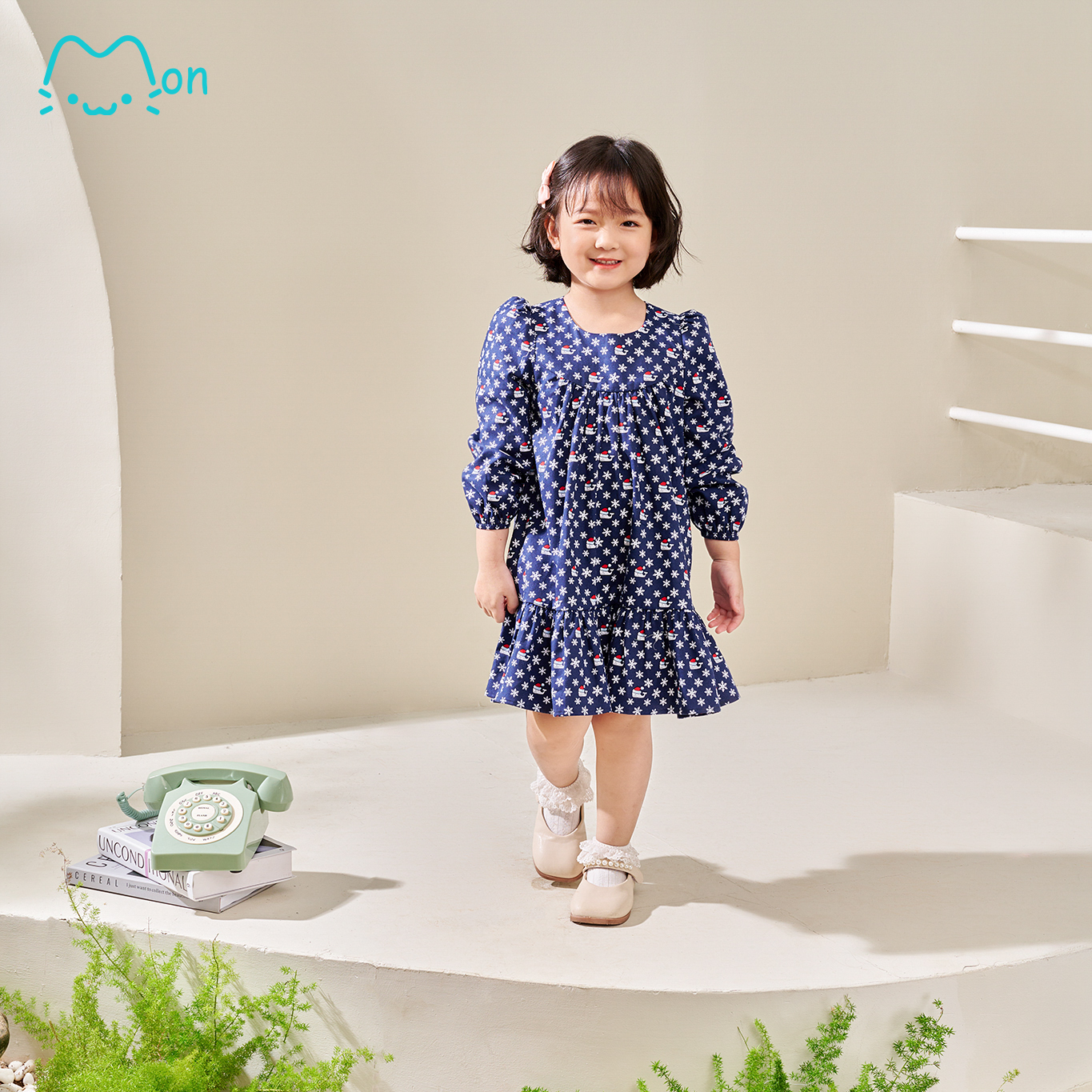 Váy bé gái mùa hè, váy bé gái xuân hè cao cấp chất cotton nhẹ mát, cho bé 2,3,4,5,6 tuổi MonBabies VDG22w05