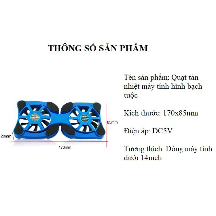 Quạt Tản Nhiệt ️️ Đế Tản Nhiệt Laptop Làm Mát Máy Tính Nhanh Chóng - Phụ Kiện Laptop BT11