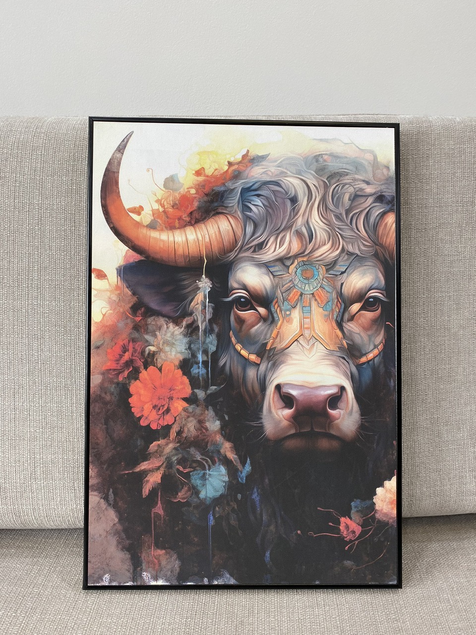 Quà tặng cho tâm | Tuổi Sửu | Tranh canvas nghệ thuật