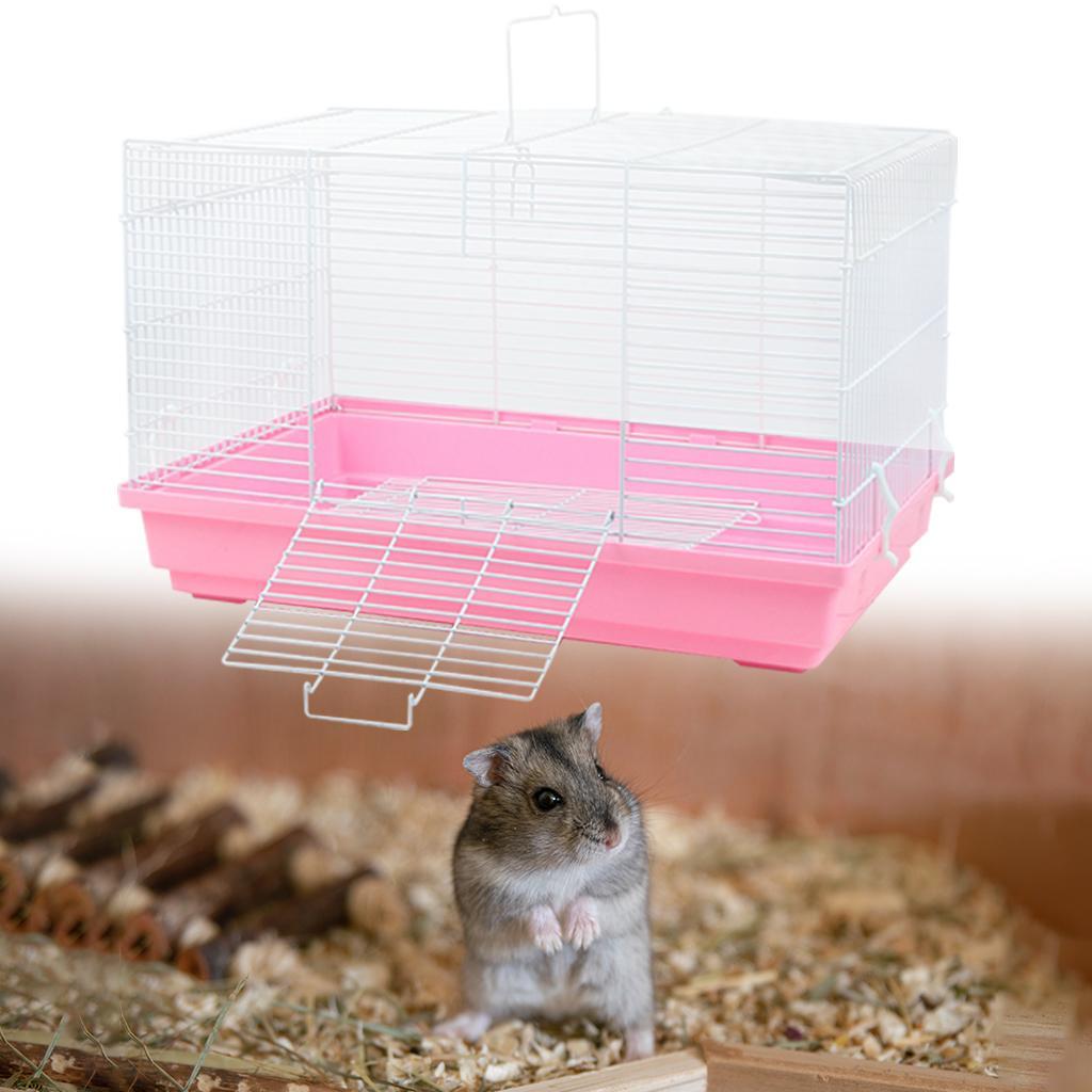 Hamster Cage Habitat Hedgehog Bed Mice Guinea Pig Small Animals Rodent House