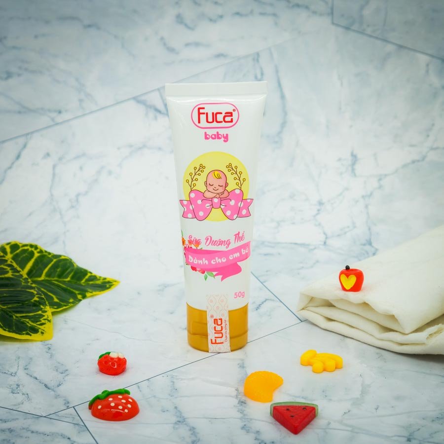 Sữa dưỡng thể Fuca Baby - Chiết xuất mầm lúa mạch (50g)