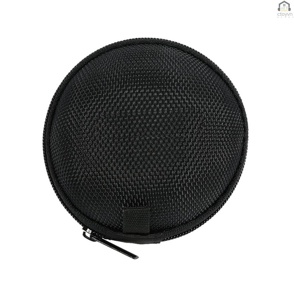 Túi đựng tai nghe MP3 kèm móc khóa kim loại mang đi tiện dụng