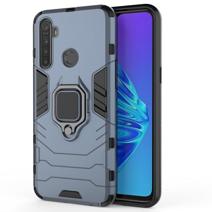 Ốp lưng cho Realme C3 C3i iron man chống sốc kèm nhẫn xoay chống xem video bảo vệ camera
