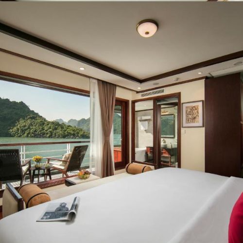 Voucher 2N1Đ Du Thuyền 5 Sao Heritage Cruises Cao Cấp Khám Phá Vịnh Hạ Long