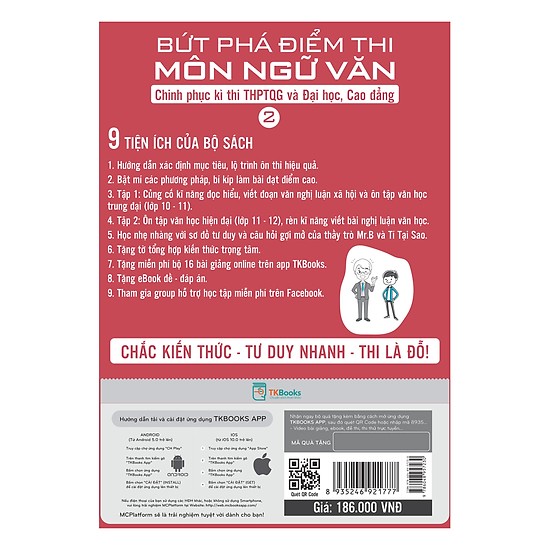 Bứt Phá Điểm Thi Môn Ngữ Văn 2 - 2019 - Tích Hợp Video Bài Giảng + Thi Thử Online (Tặng Kèm Booksmark)