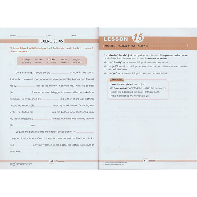 SAP Learning English Grammar - 6 Books | Bản Nhập Khẩu