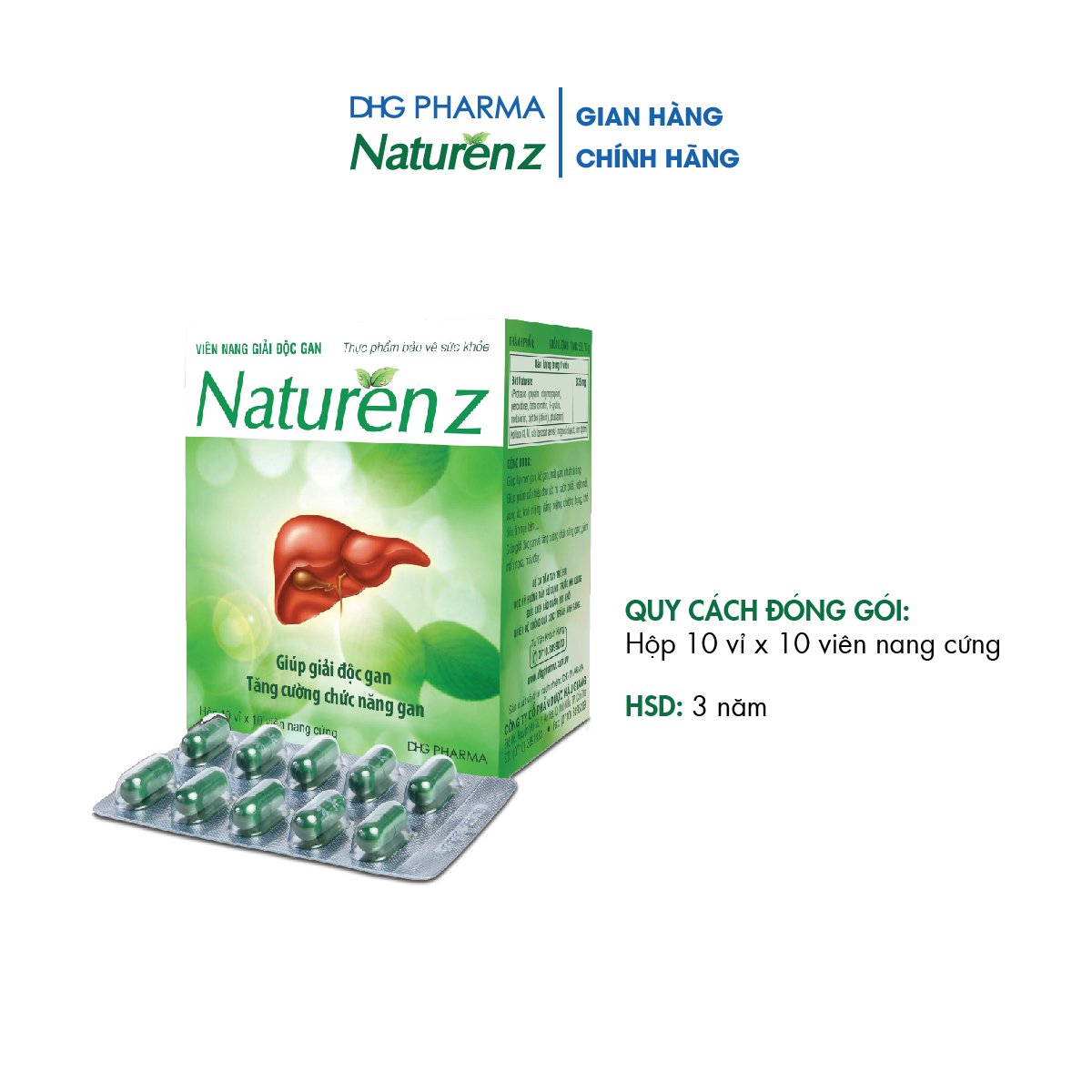 Combo TPCN Naturenz hỗ trợ hạ men gan và Men vi sinh bổ sung lợi khuẩn probiotic Yunpro vị dâu