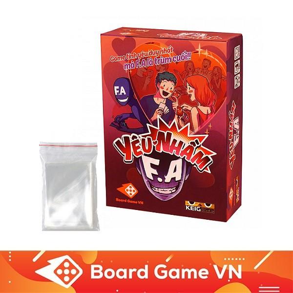 Combo Board game Yêu Nhầm FA và bộ sleeves bọc bài - BoardgameVN