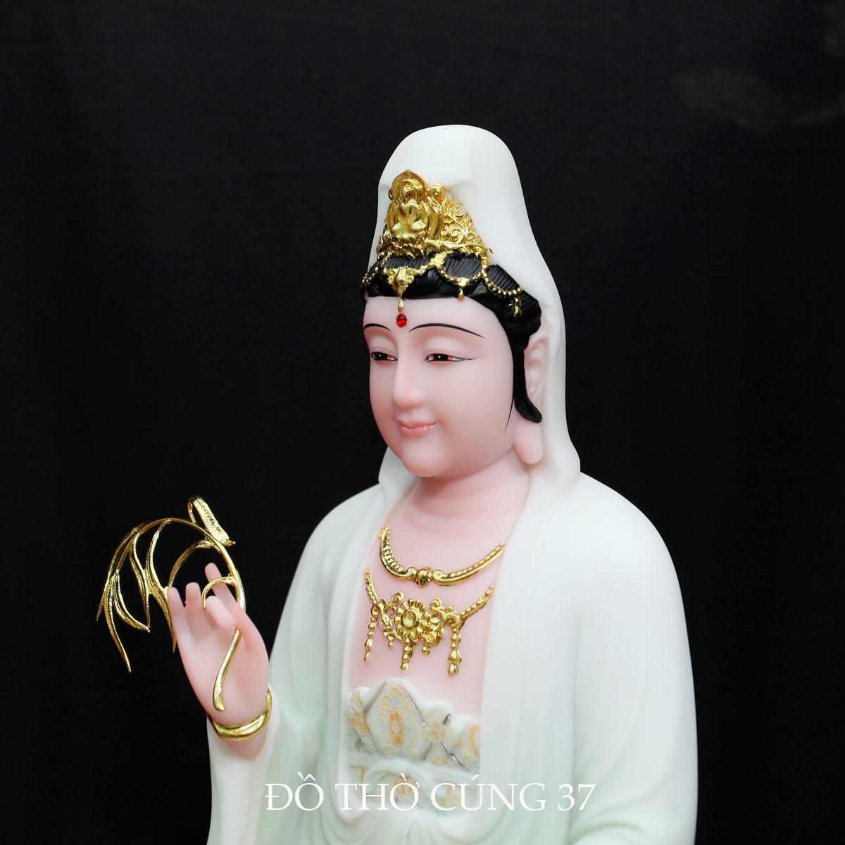 Tượng Quan Âm Bồ Tát - Áo Xanh