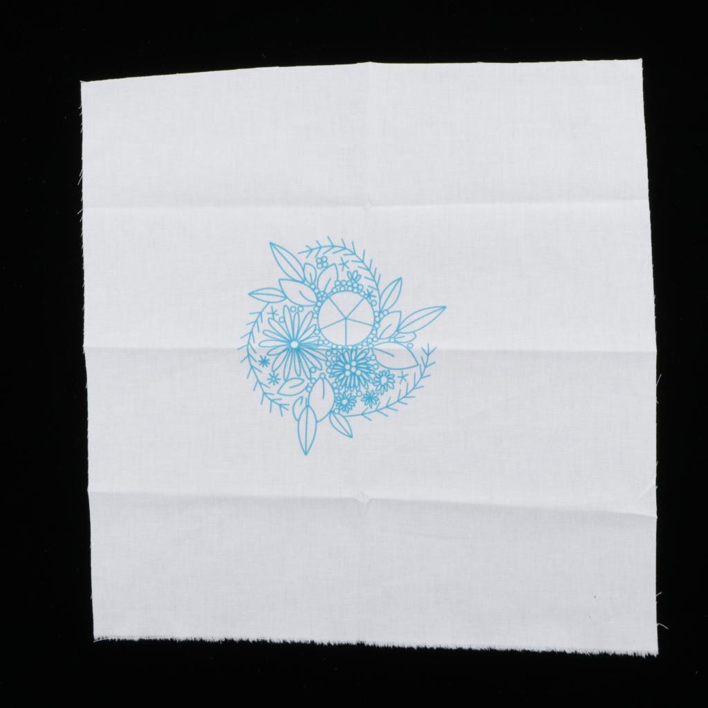 Embroidery Starter Kit Full Range of Stamped Cross Stitch Kits for Beginner with Embroidery Cloth Pattern, Embroidery Hoop, Color Threads, Tools Kit