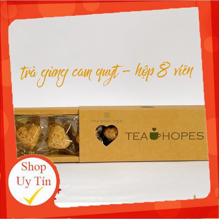 Tea Hopes - Trà gừng cam quýt mật ong 8 viên