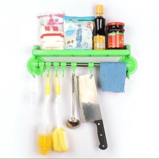Kệ kèm móc hút chân không