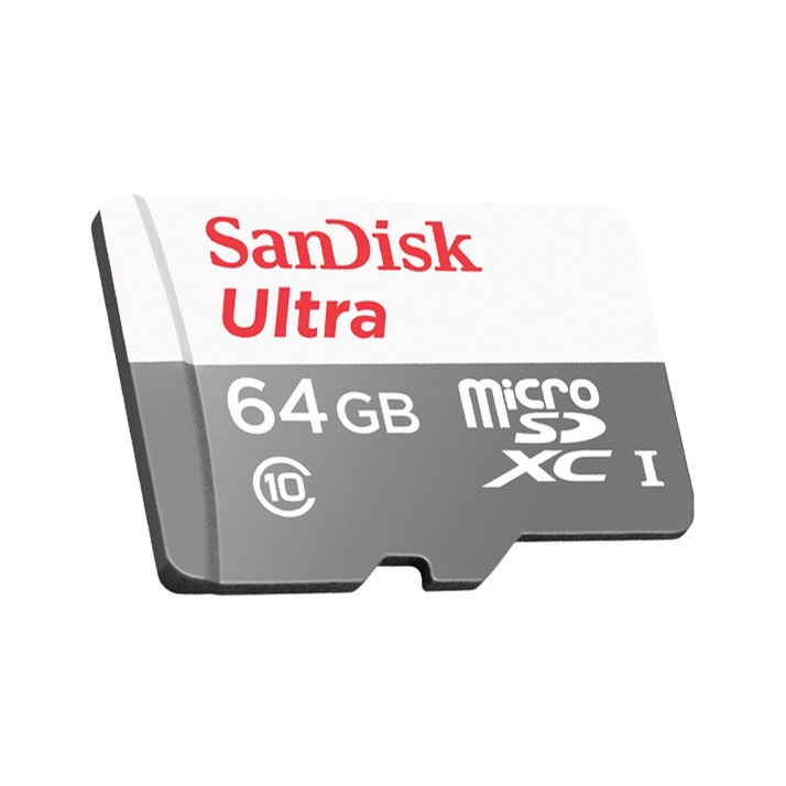 Thẻ Nhớ Sandisk Ultra 64Gb Chip AS Class 10 100MB/s - Hàng Chính Hãng