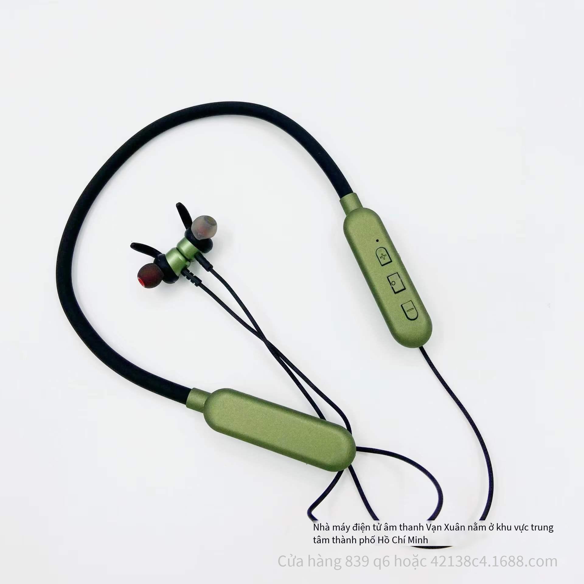 Phong cách mới nhất ANT-01 Tai nghe Bluetooth đeo cổ công suất chờ siêu dài 5.0 tai nghe siêu trầm gọi nhạc thể thao điện tử