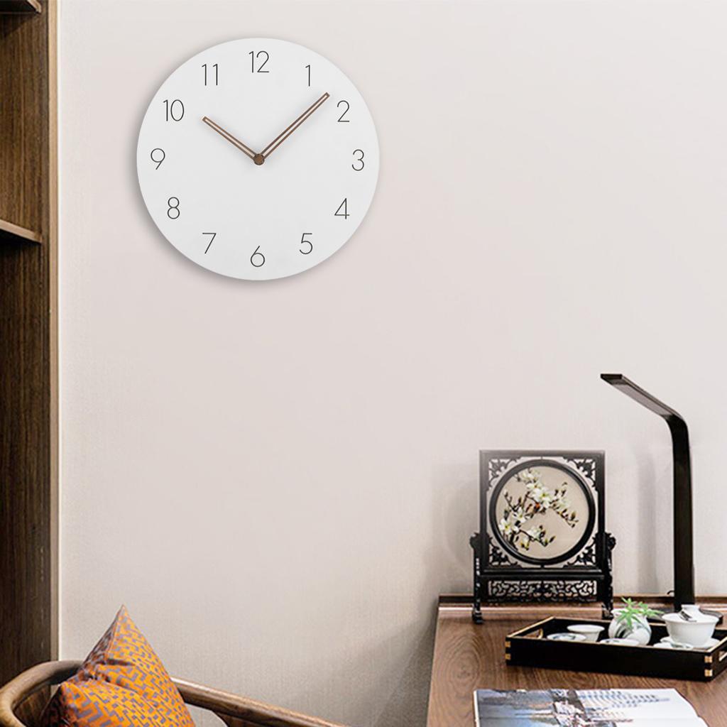 11'' Wall Clock Round Wall Clock Silent Wall Clock Battery Operated