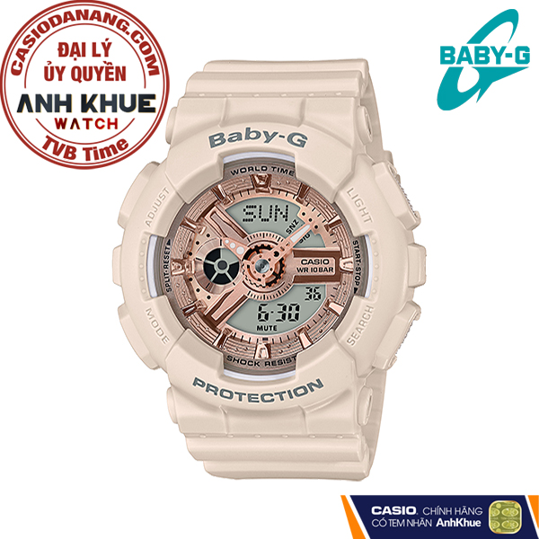 Đồng hồ nữ dây nhựa Casio Baby-G chính hãng BA-110CP-4ADR