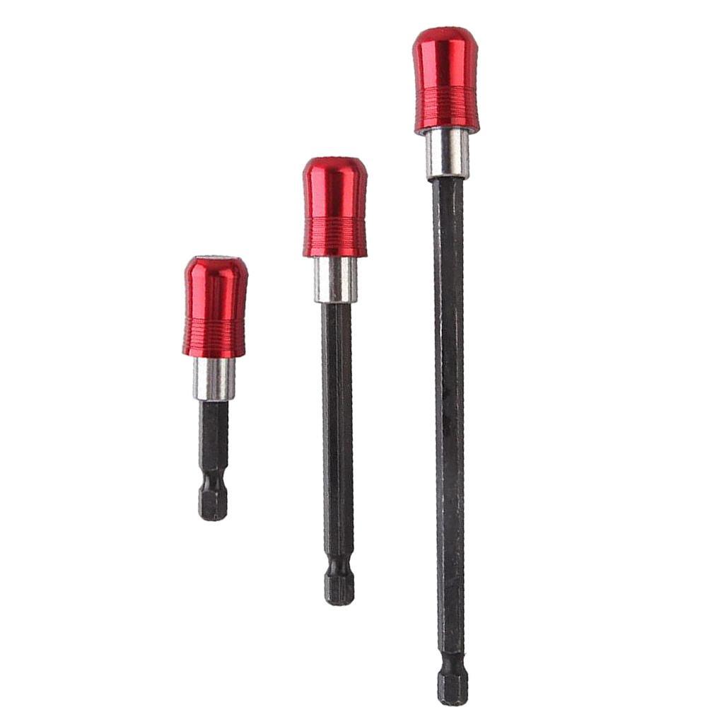 1/4" Hex Shank Quick Release Bar Socket Screwdriver Bit Holder,Magnetic Extension Chuck Adapter Set for Screws, Nuts,Drill,Bit Set and Handheld Driver