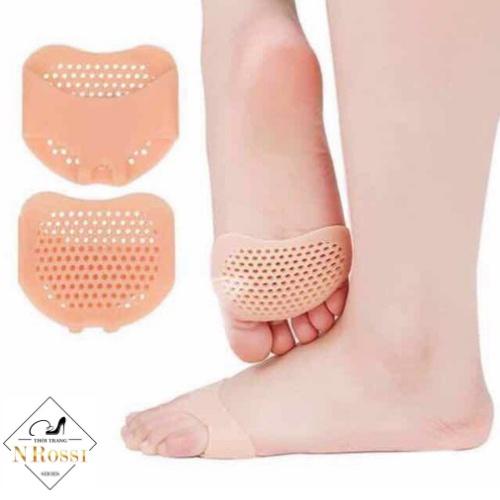 Lót giày silicone tổ ong đệm êm lòng bàn chân phía trước chống rộng