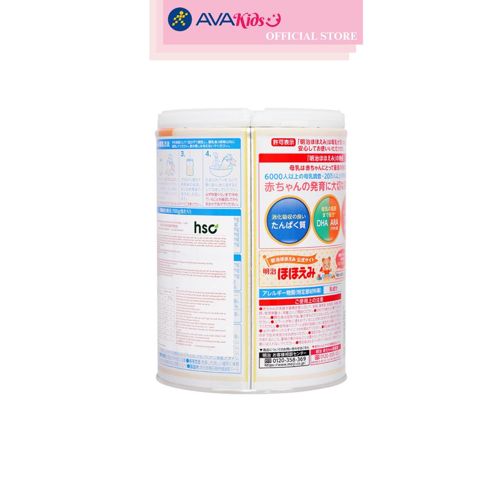 Sữa bột nội địa Nhật Meiji Hohoemi Milk 800g (0 - 12 tháng) - Hàng chính hãng