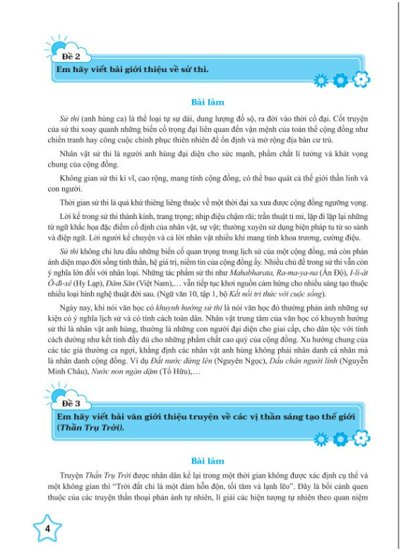 Sách - 199 Bài Và Đoạn Văn Hay Lớp 10 Biên Soạn Theo Chương Trình GDPT mới