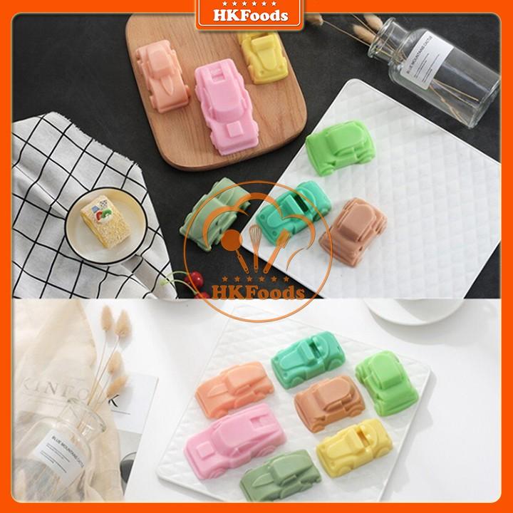 KHUÔN SILICON LÀM THẠCH RAU CÂU SOCOLA HÌNH Ô TÔ