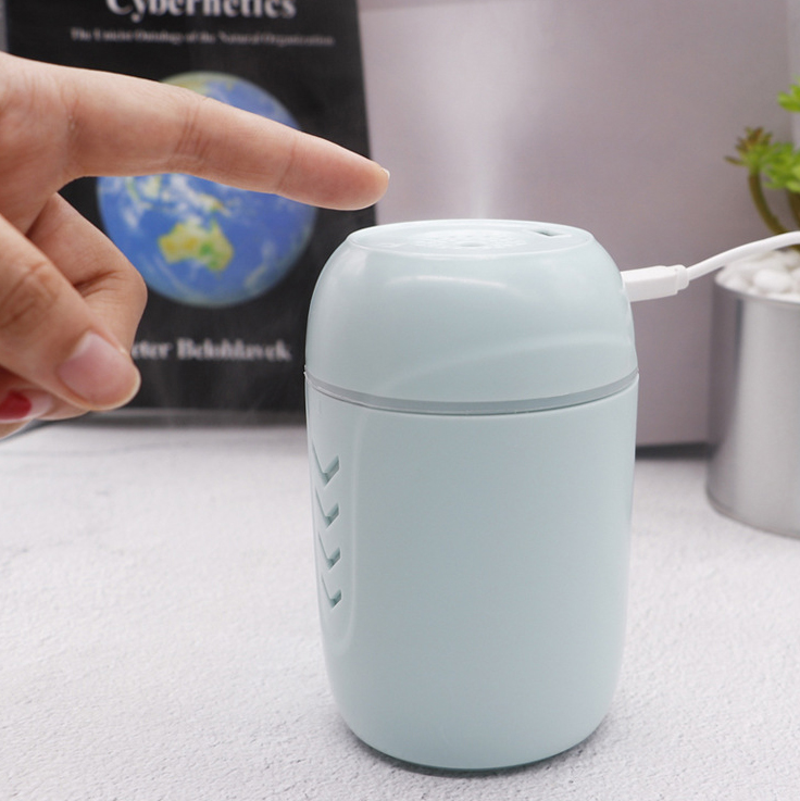 Combo Máy khuếch tán tinh dầu và làm ẩm không khí MKT02 kèm 1 chai tinh dầu tràm gió eco oil 10ml