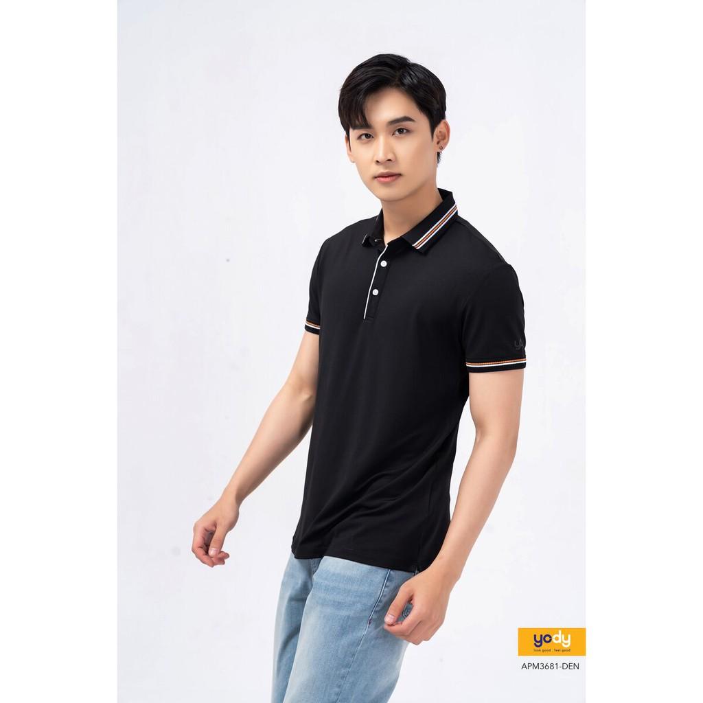 Áo Phông Polo Nam YODY Phối Bo Trẻ Trung Chất Liệu Coolmax Thoáng Mát - APM3681