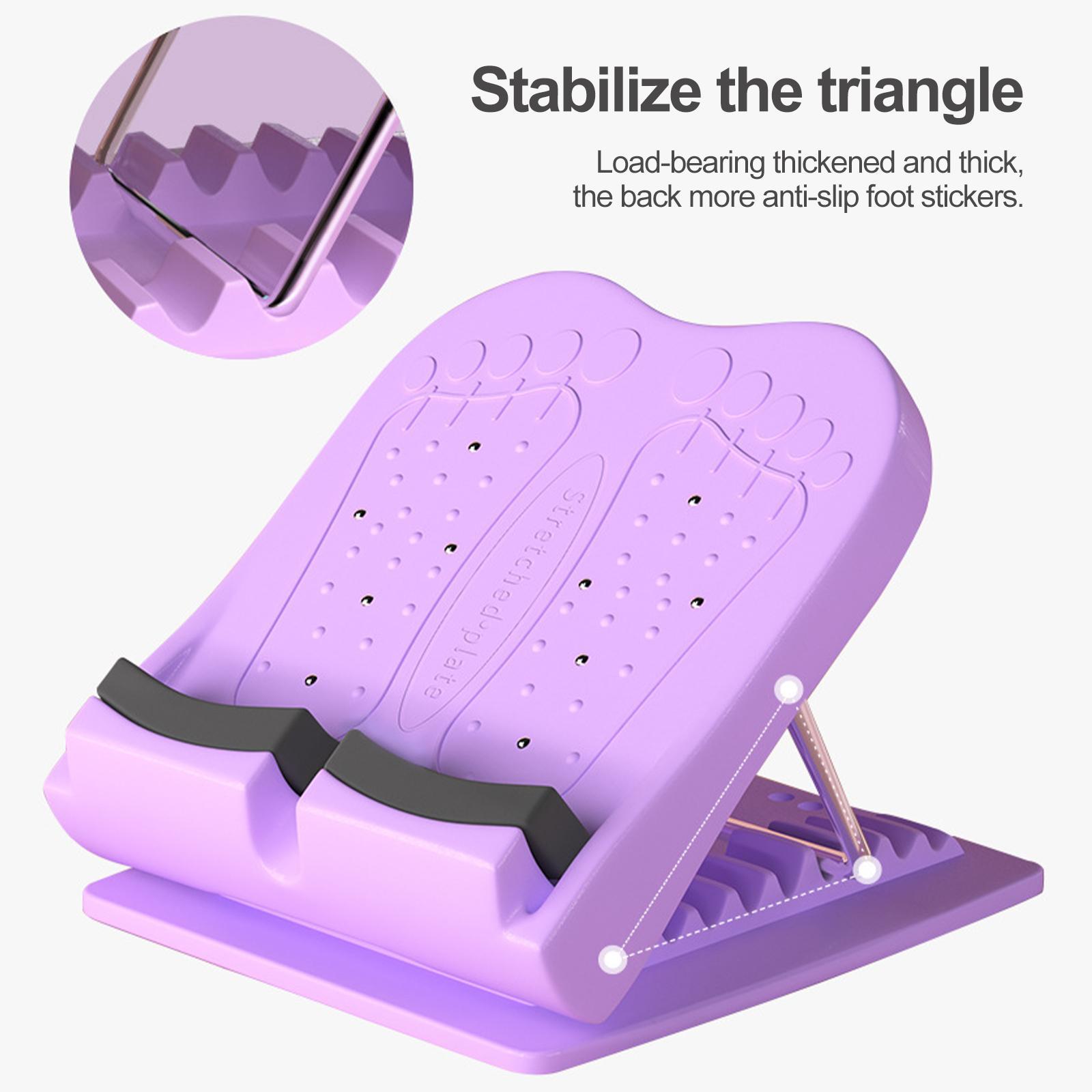 Slant Board, Foot Calf Stretcher, Adjustable 8 Level Anti Slip Incline Board, Leg Foot Balancing Fitness Pedal Wedge Stretch for Leg Calves
