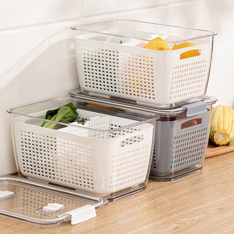 Hộp Đựng Thực Phẩm Để Tủ Lạnh Bảo Quản Thức Ăn Dung Tích 4,5 Lít