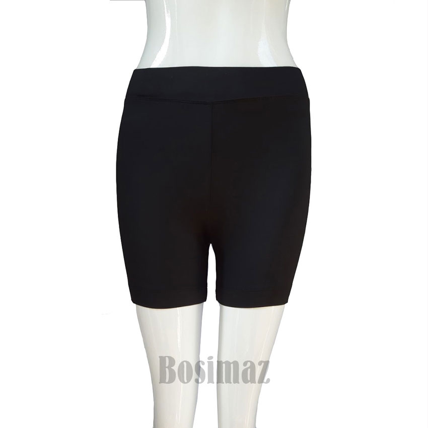 Quần Legging Nữ Bosimaz MS341 đùi không túi màu đen cao cấp, thun co giãn 4 chiều, vải đẹp dày, thoáng mát không xù lông