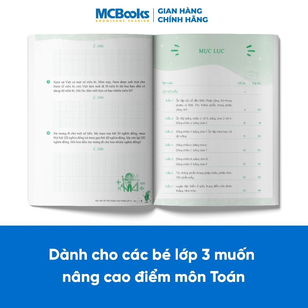 Sách Combo Bài tập bổ trợ nâng cao Toán lớp 3 - Bản Quyền