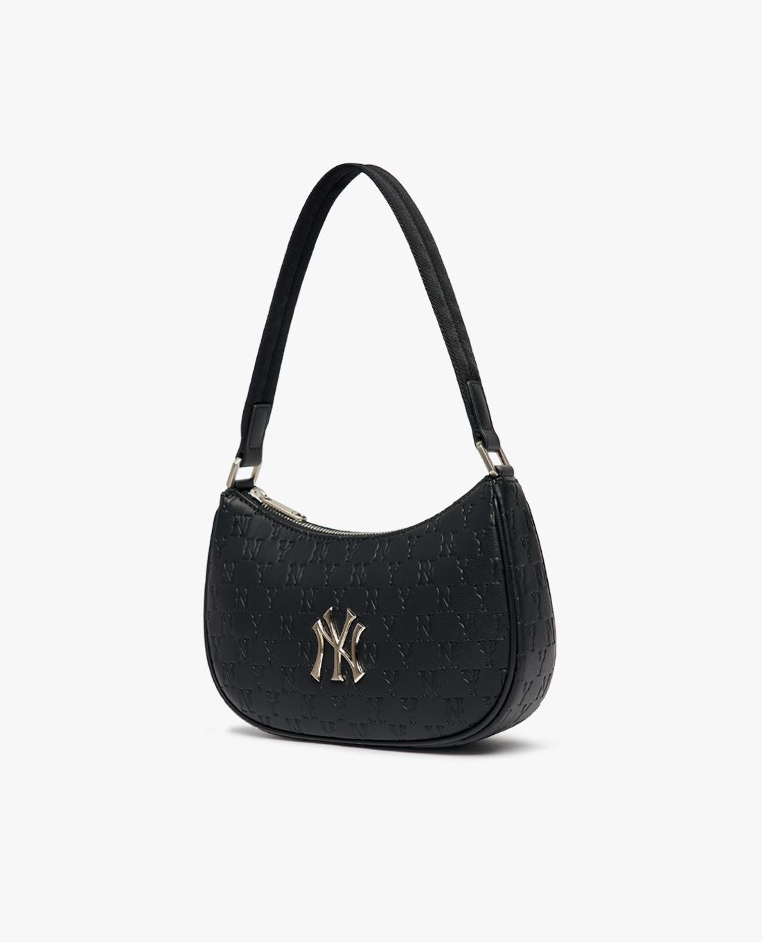 MLB - Túi đeo vai chữ nhật Monogram Embo Hobo 3ABQS022N