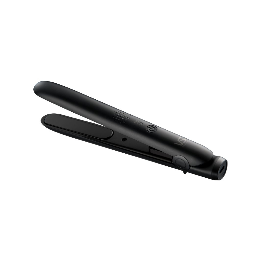 Máy duỗi tóc không dây VS Sassoon VSI Mini cáp sạc USB màu đen