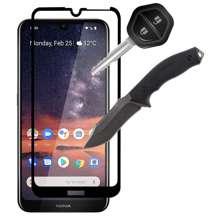 Tấm dán kính cường lực full 5D dành cho Nokia 7.2 tràn màn hình