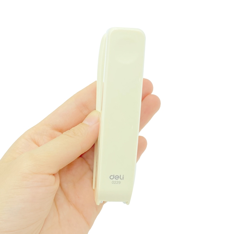 Dập Ghim Trung Số 10 - Deli 229 - Mẫu 4 - Màu Trắng