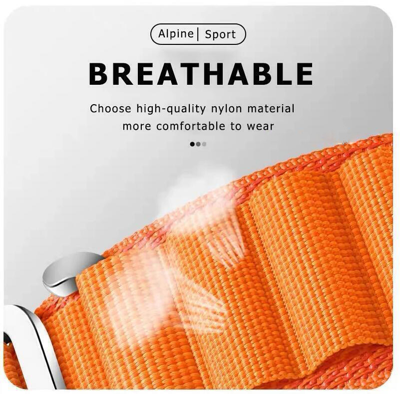 Dây đeo thay thế dành cho Apple Watch Ultra Series 8 49mm / 45mm / 44mm / 42mm chất liệu vải kết hợp với nylon hiệu WIWU Watchband Pro - hàng nhập khẩu