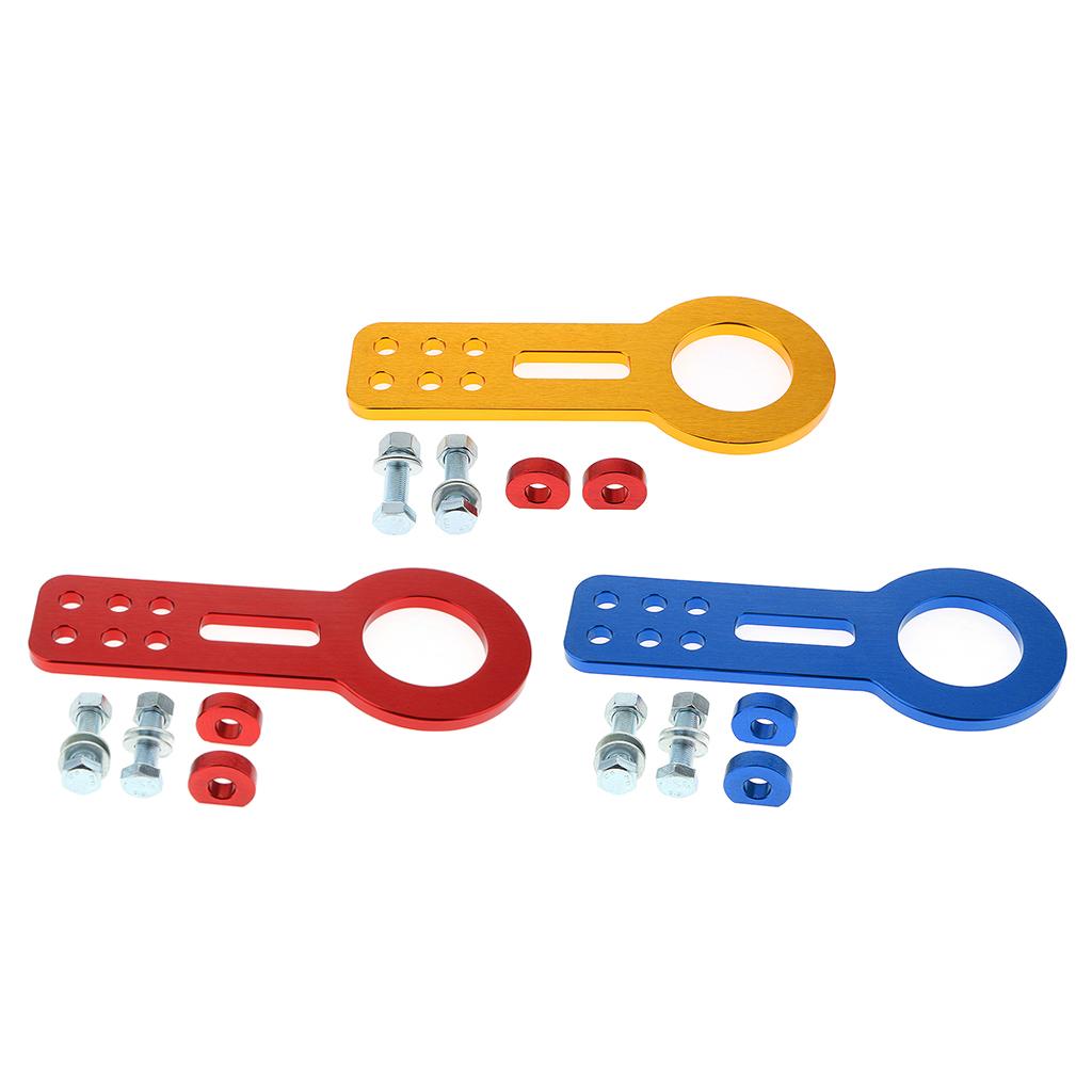 Aluminum Alloy Racing Tow Hook Rear Towing Bar Hook for Car Truck SUV Red