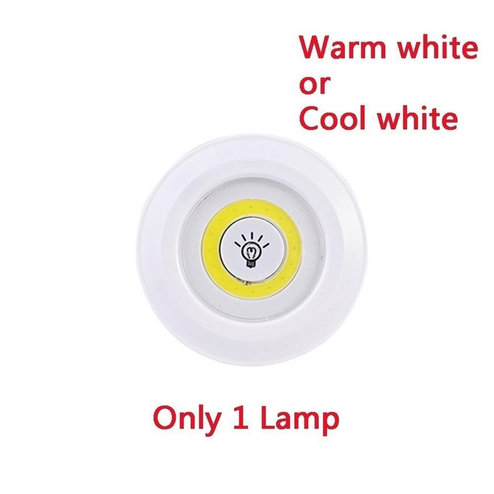 Bộ 3 Đèn Led Mini Dán Tường Điều Khiển Từ Xa