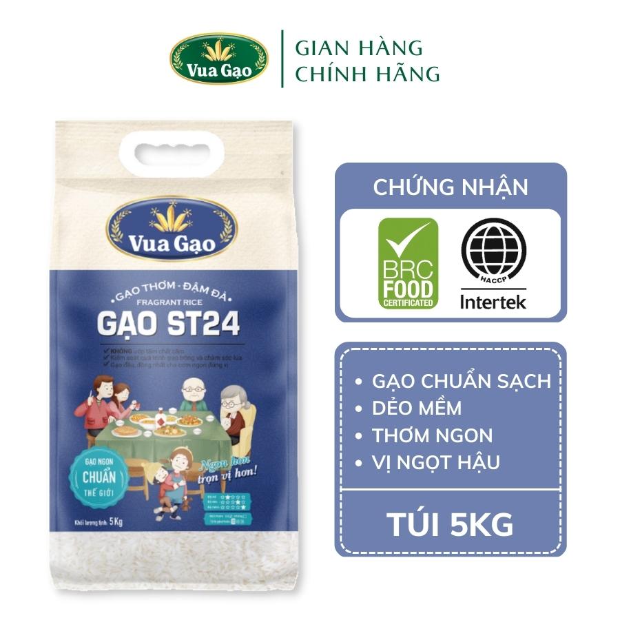 GẠO THƠM VUA GẠO ĐẬM ĐÀ ST24 5KG