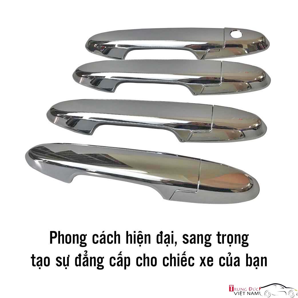 Ốp Tay Hõm Cửa Cho Dòng Xe HONDA CITY Chất Liệu Nhựa ABS Mạ Crôm, Quà Tặng Khăn Lau Xe – Hàng Chính Hãng TDVN