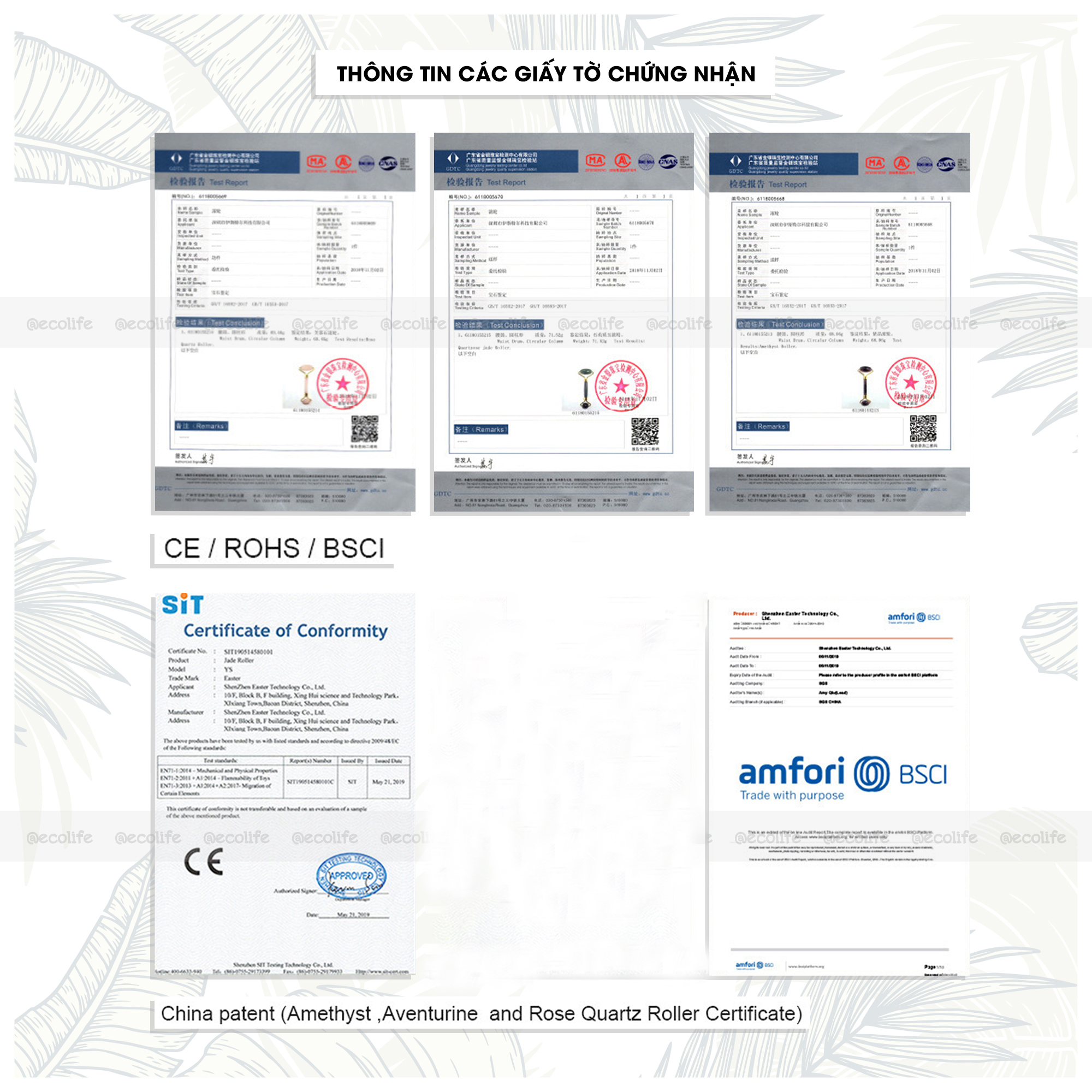 Guasha massage chất liệu đá thạch anh hồng tự nhiên