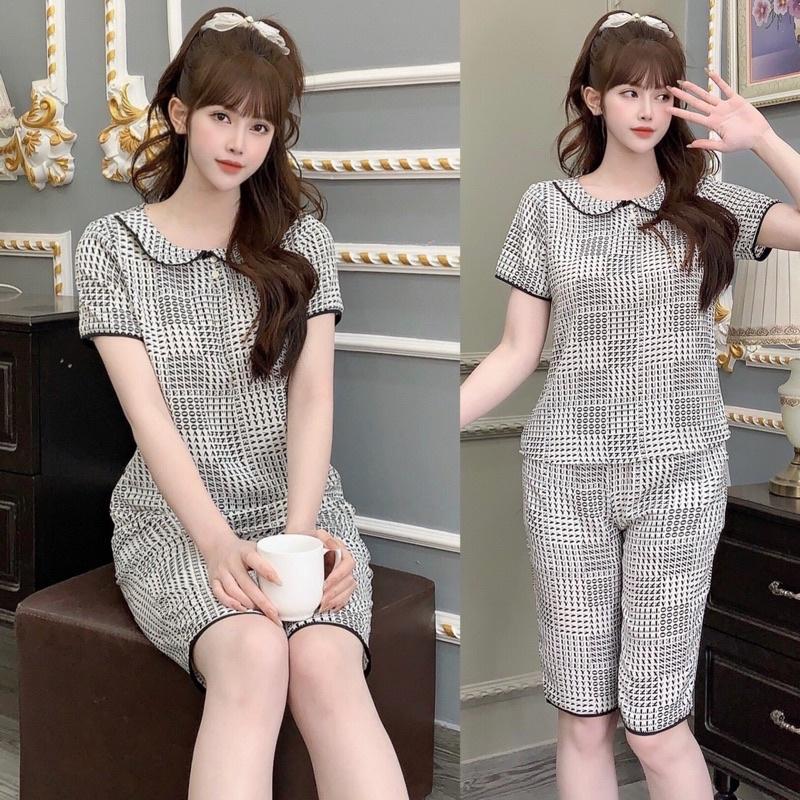 Đồ bộ mặc nhà đẹp, chất lụa hàn
