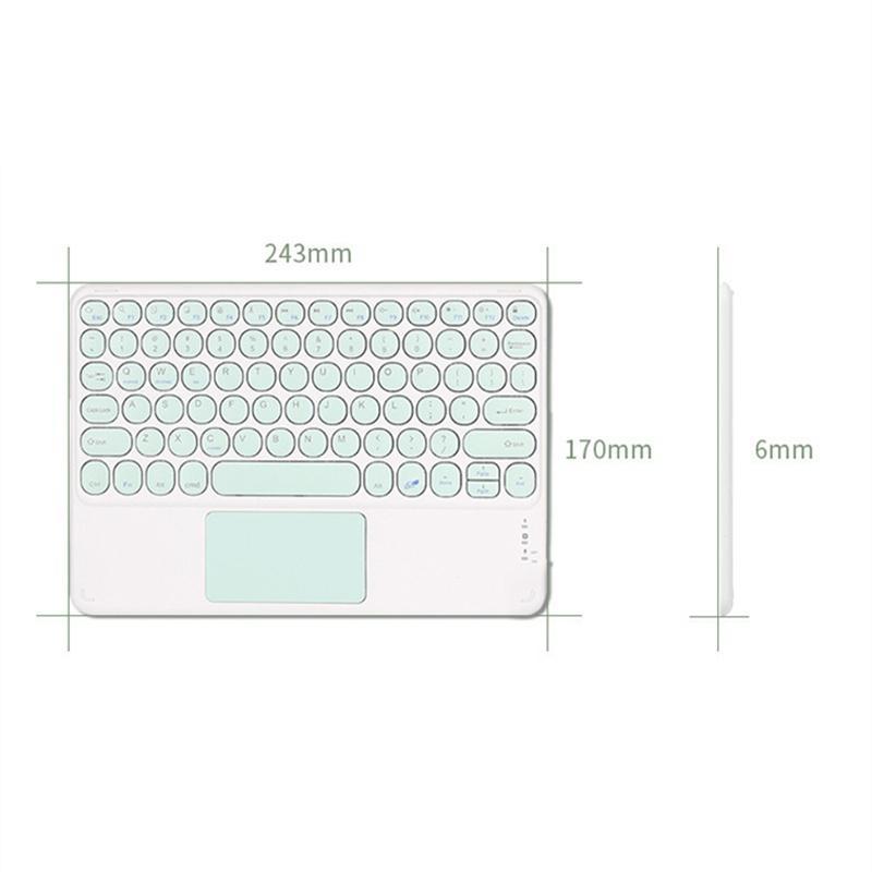 Bàn Phím Bluetooth Không Dây 10 Inch Kèm Bàn Phím Cảm Ứng Cho Xiaomi Huawei Android Windows Tablet
