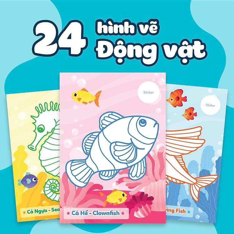 Sách Tô màu khám phá