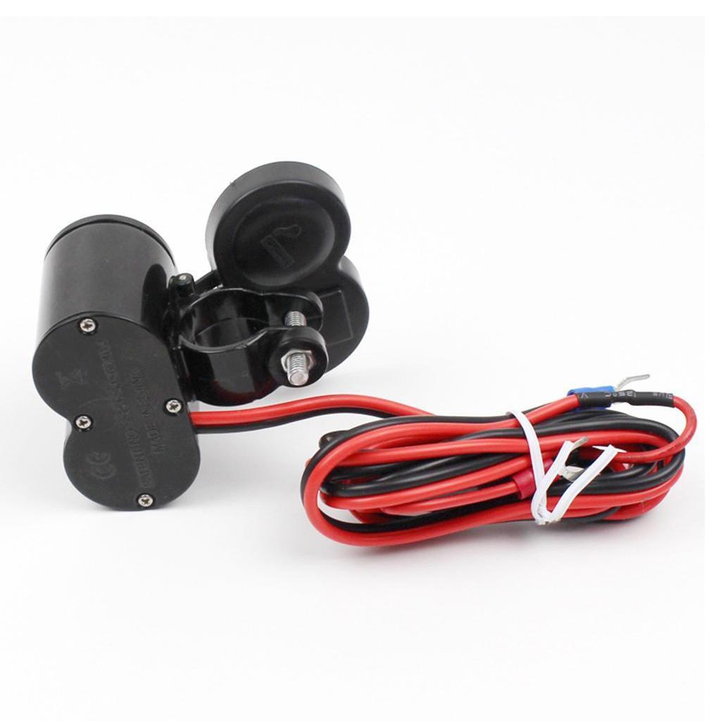 USB Cigarette Lighter Power Outlet Hardwire Cable For Motorcycle Car Auto