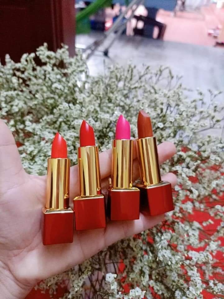 Combo trang điểm Daily Beauty gồm Phấn nước CC Cushion + 4 thỏi son lì Re:Excell Lipstick + kem nền BB cream R&amp;B Việt Nam nhập khẩu chính ngạch Hàn Quốc