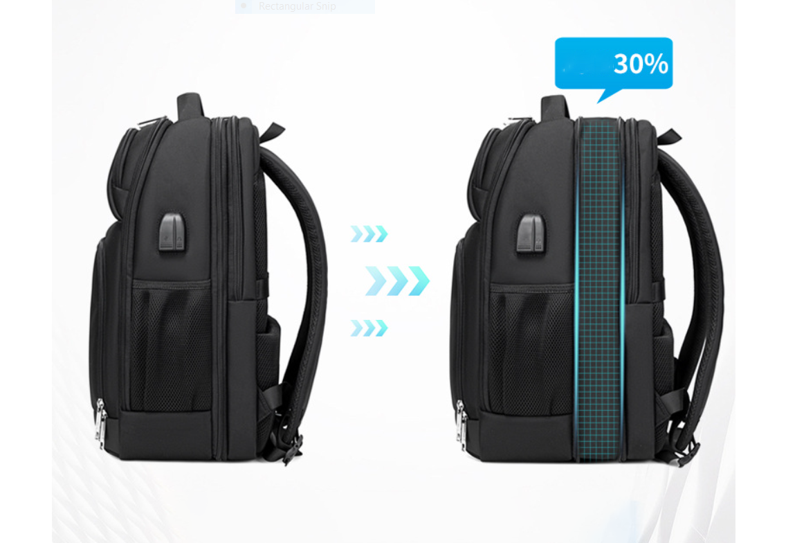 Balo nam balo laptop nam công sở có chức năng mở rộng và chống nước hàng siêu cao cấp